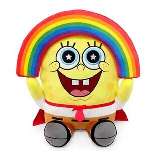 NECA SpongeBob SquarePants Rainbow HugMe 16in Plush